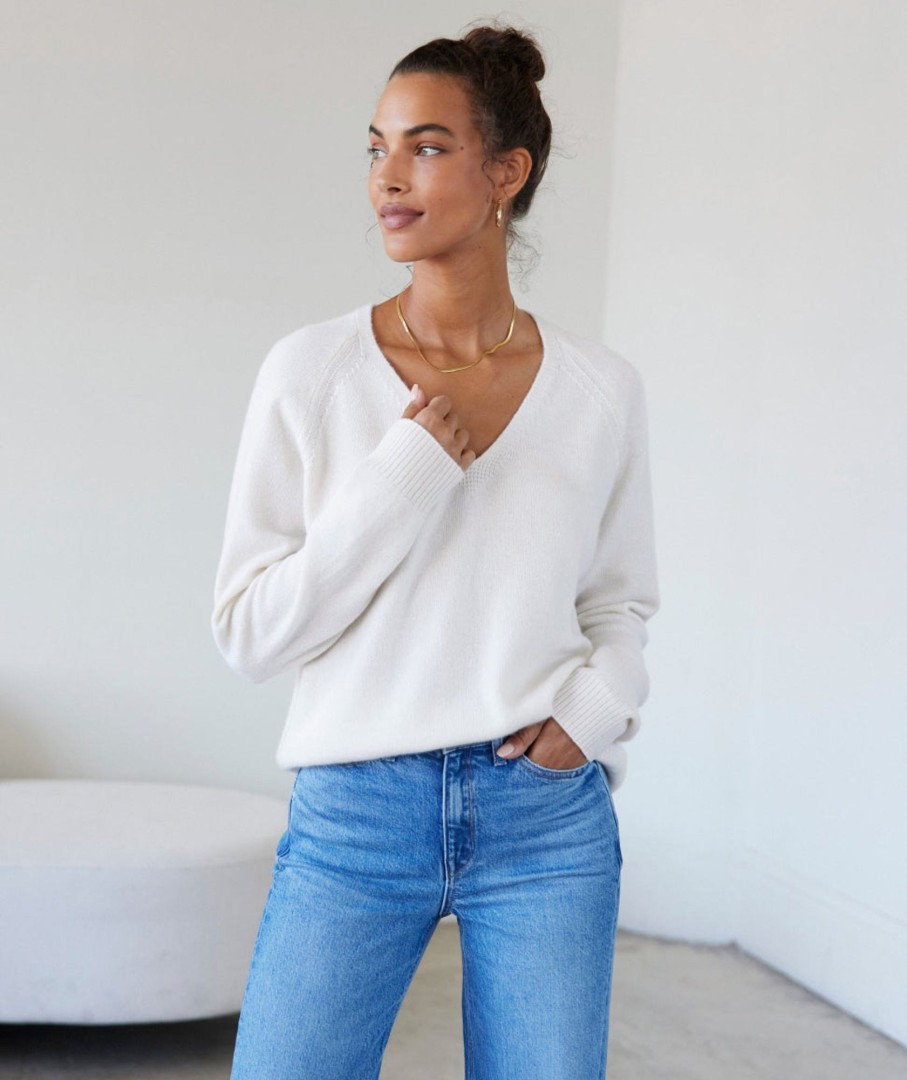 Womenswear AYR Sweaters | The Cashmere U Neck