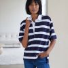 Womenswear AYR Tees | The Field Day (Final Sale) Sundown Stripe In City Sky