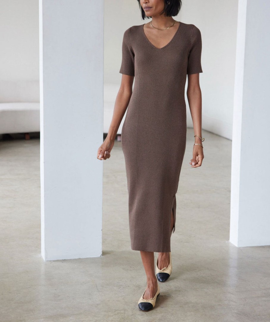 Womenswear AYR Dresses & Skirts | The Head Turner (Final Sale) Shiitake Heather