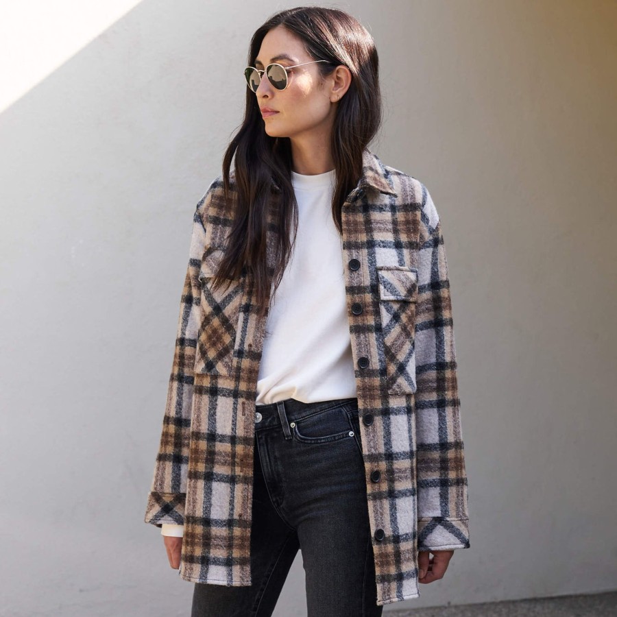 Womenswear AYR Jackets | The Big Mood Mad Plaid