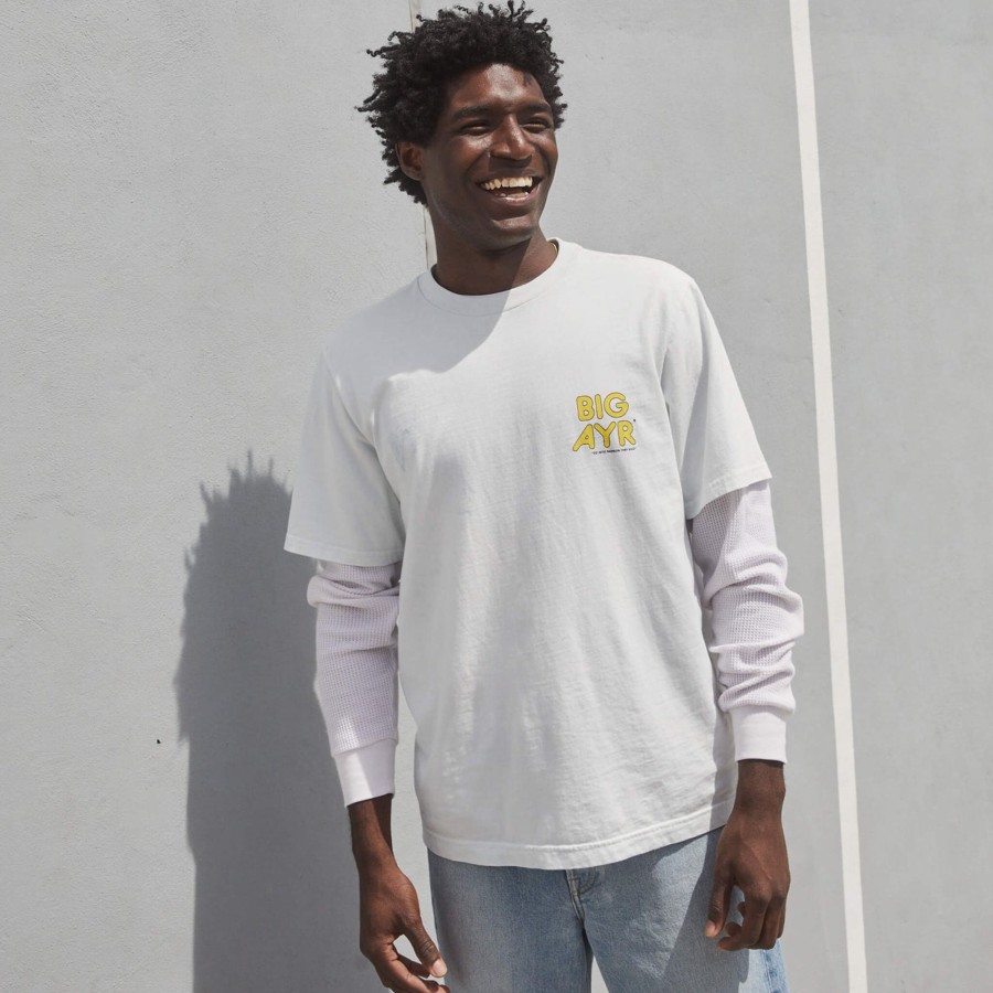 Menswear AYR Tees | The Big Ayr Tee White