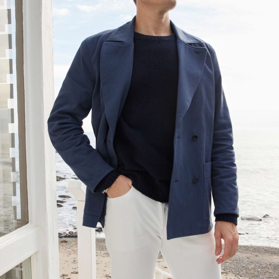 Menswear AYR Jackets | The Casino Navy